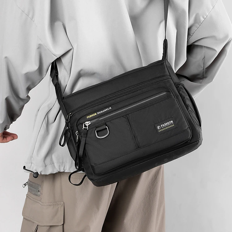 Men Crossbody Bags Male Nylon Shoulder Bags Boy Messenger Bags Man Handbags for Travel Casual Large Bag
