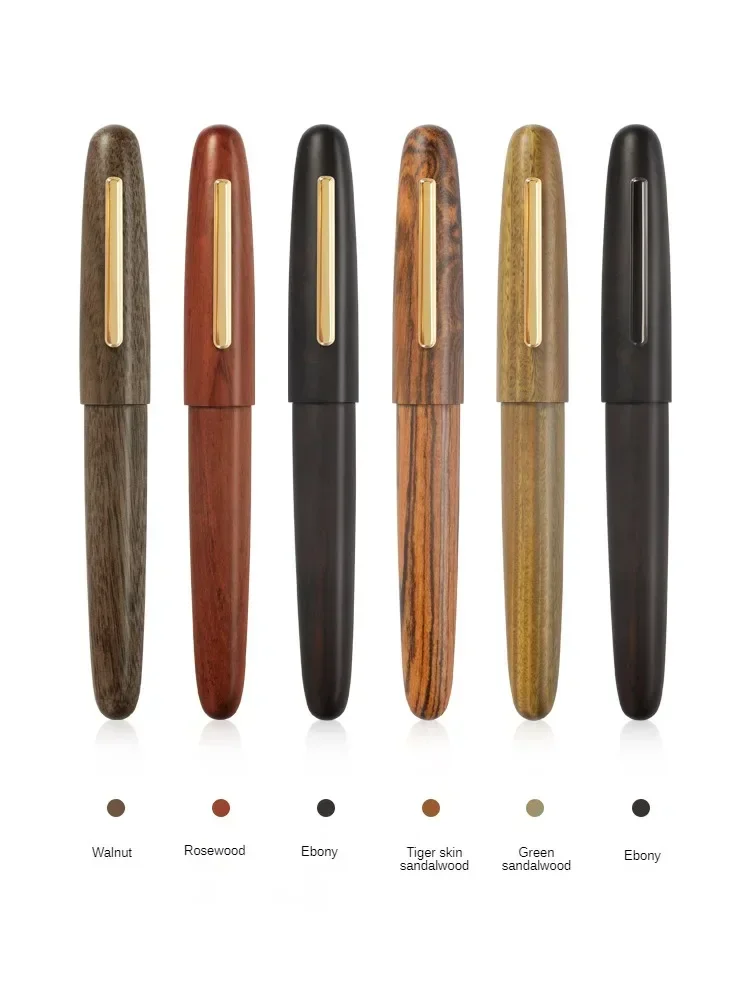 Jinhao 9056 Natural Wood Fountain Pen EF/M/F Extra Fine Nib Ink Pen Luxury Elegant Writing Pen Office School Supplies Stationery