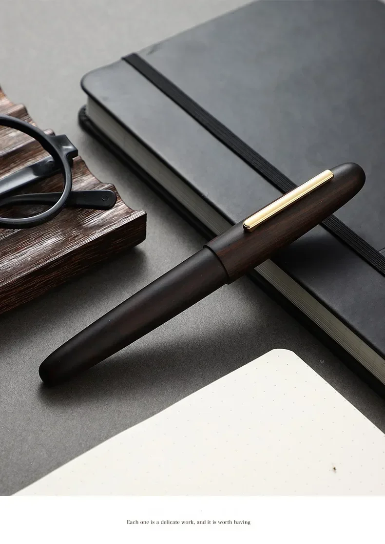 Jinhao 9056 Natural Wood Fountain Pen EF/M/F Extra Fine Nib Ink Pen Luxury Elegant Writing Pen Office School Supplies Stationery