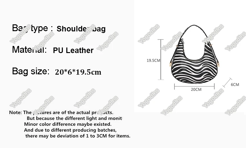 New Cow Pattern Shoulder Bag For Spring/Summer Versatile Women's Bag Personalized Korean Leopard Pattern Underarm Handbag