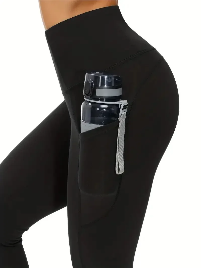 High Waist Yoga Leggings with Pocket Women Leggings Seamless Fitness High Elastic Fashion Hip Liftting Slim Gym Trainning Pants
