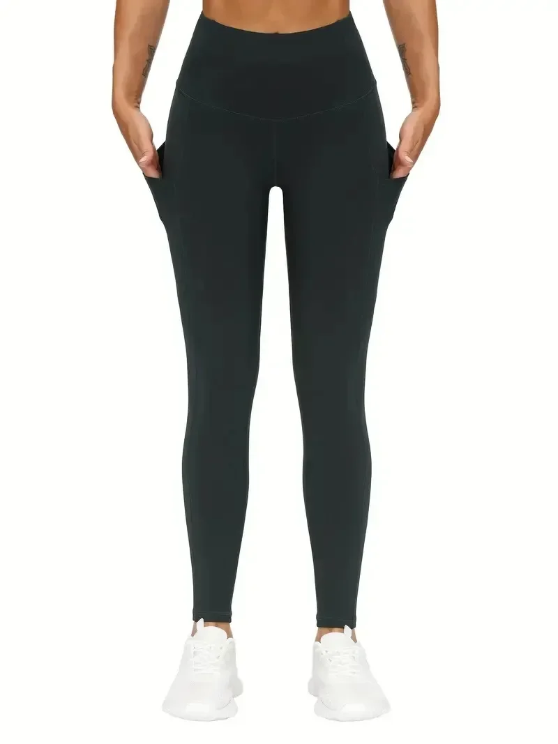 High Waist Yoga Leggings with Pocket Women Leggings Seamless Fitness High Elastic Fashion Hip Liftting Slim Gym Trainning Pants