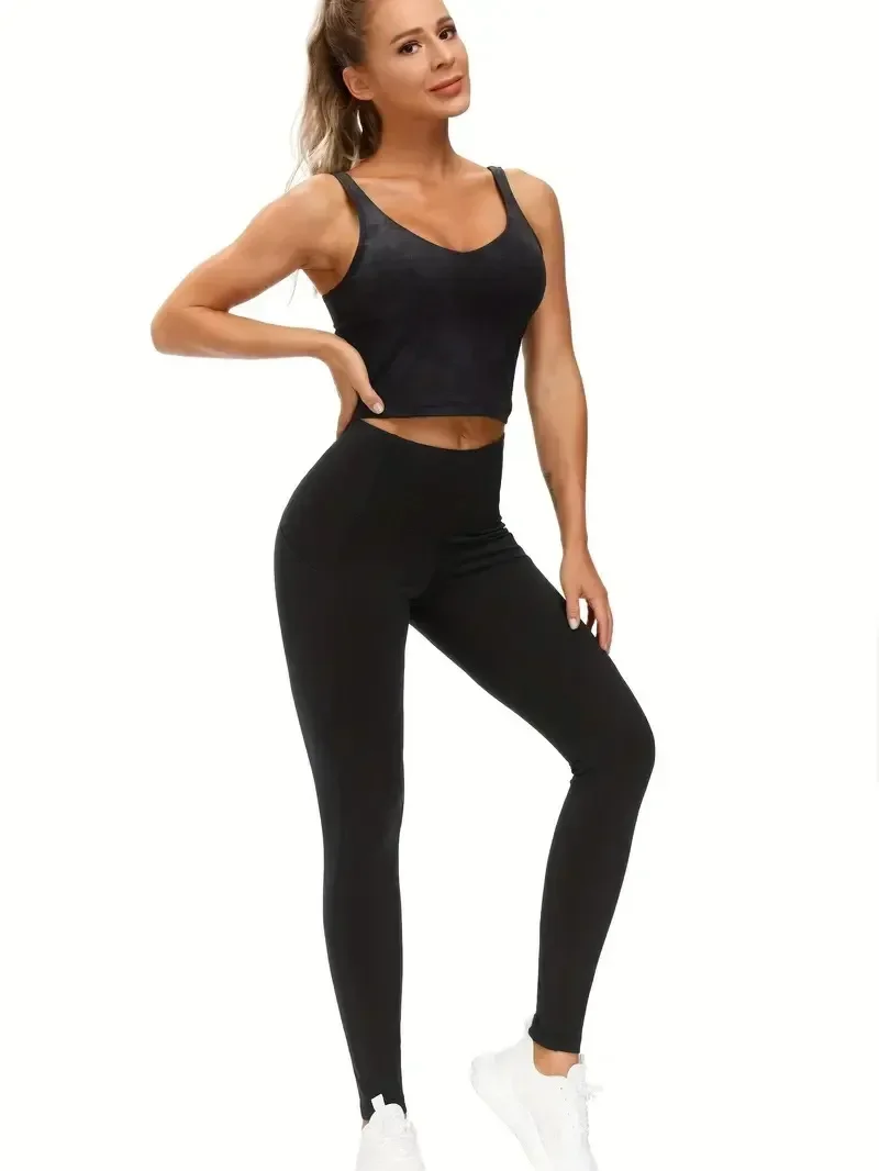 High Waist Yoga Leggings with Pocket Women Leggings Seamless Fitness High Elastic Fashion Hip Liftting Slim Gym Trainning Pants
