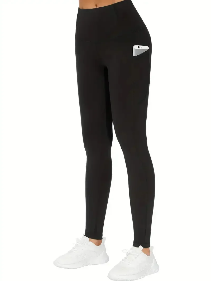 High Waist Yoga Leggings with Pocket Women Leggings Seamless Fitness High Elastic Fashion Hip Liftting Slim Gym Trainning Pants