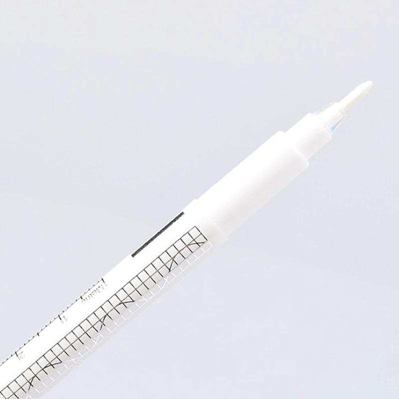 10x Skin Marking Pen White Surgical Skin Marker Waterproof Positioning Pen Makeup Position Mark Tools for Lip Drawing