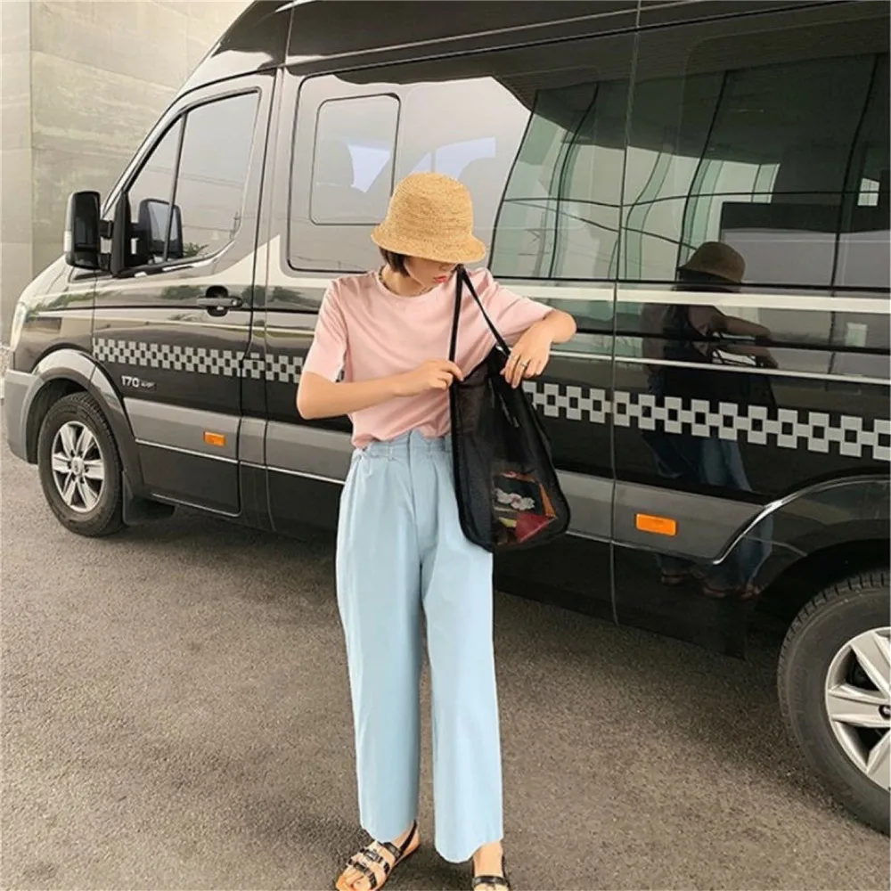 2024 New Styles Transparent Mesh Bag Fashionable Lightweight Versatile Portable Bag With Large Capacity Beach Mesh Shopping Bag