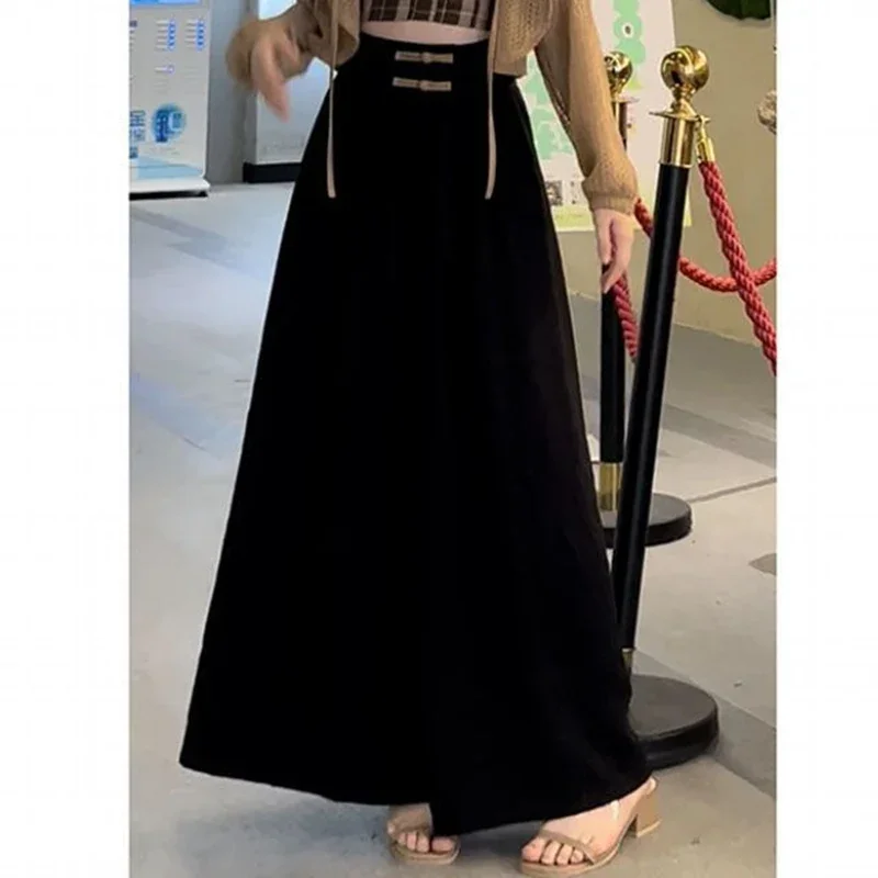 Summer Women Chinese Traditional Pants Lady Comfortable Baggy Wide Leg Straight Leg Trousers Female Fashion High Waisted Slacks