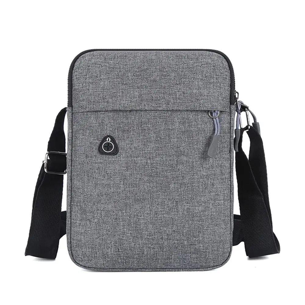 Men Phone Bag Crossbody Bag Fashion Shoulder Bags Mini Male Chest Pack Canvas Travel Clutch Bag Simple Black Packet