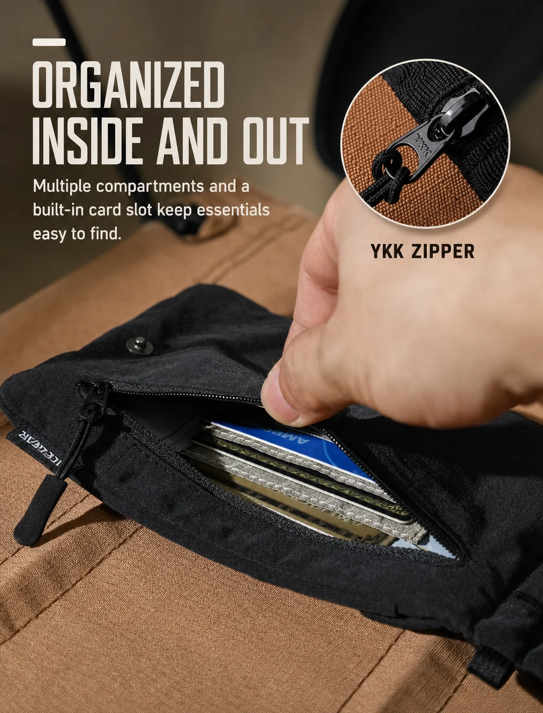 OCEGEAR Mini Crossbody Bag Men Women Casual Phone Bag Travel Small Shoulder Bag Male Light Sling Bag Chest Pack Messenger Bags