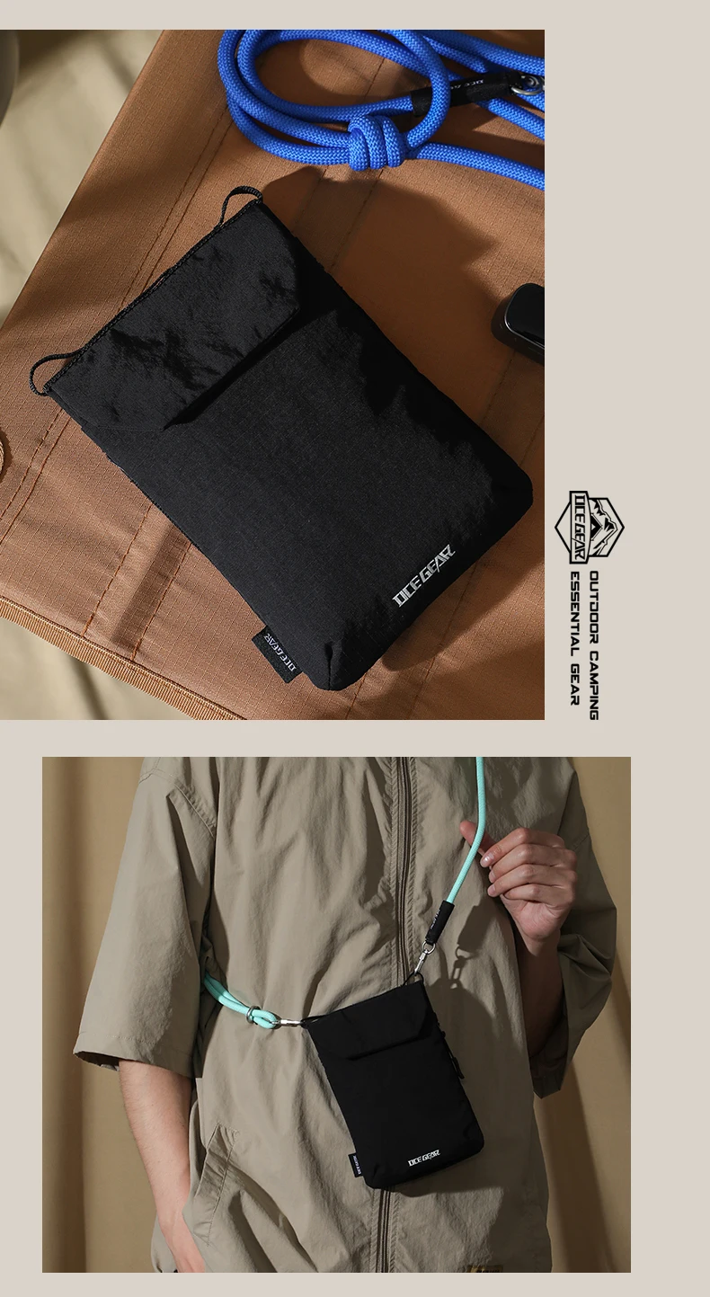 OCEGEAR Mini Crossbody Bag Men Women Casual Phone Bag Travel Small Shoulder Bag Male Light Sling Bag Chest Pack Messenger Bags