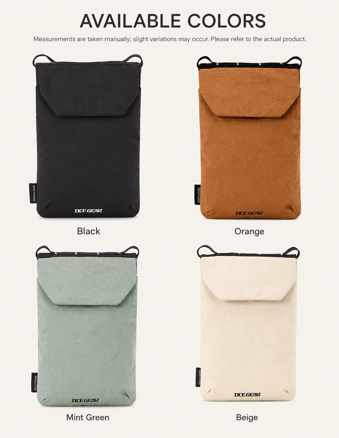 OCEGEAR Mini Crossbody Bag Men Women Casual Phone Bag Travel Small Shoulder Bag Male Light Sling Bag Chest Pack Messenger Bags