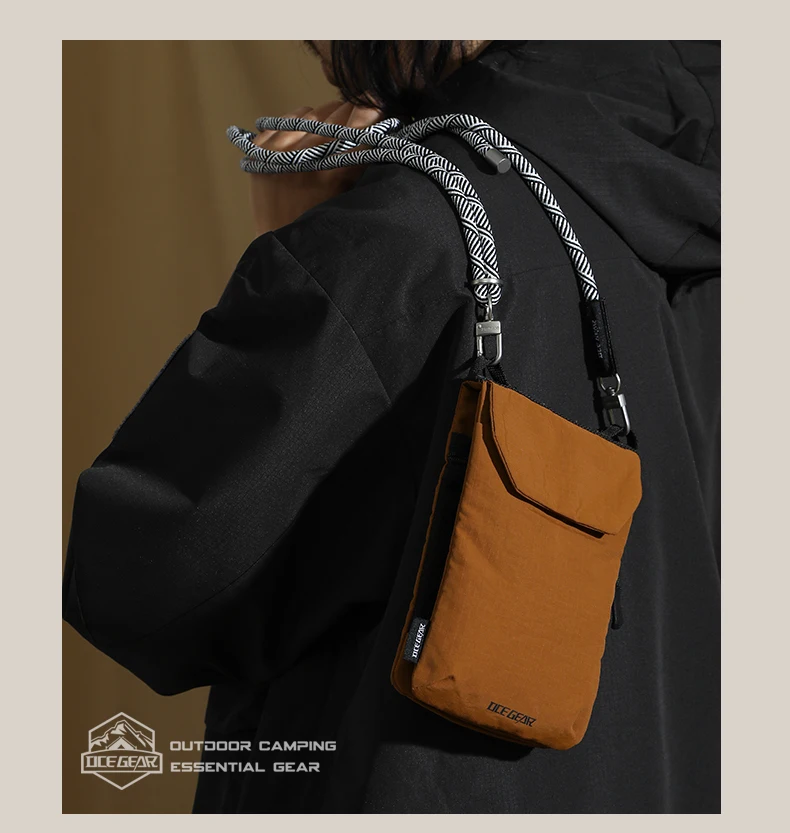 OCEGEAR Mini Crossbody Bag Men Women Casual Phone Bag Travel Small Shoulder Bag Male Light Sling Bag Chest Pack Messenger Bags