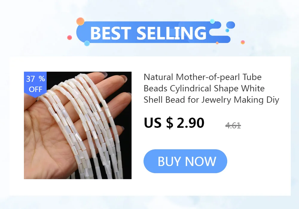 Natural Shell Beading Round Mother of Pearl Loose Beads Isolation Beads for Jewelry Making DIY for Bracelet Necklace Accessories