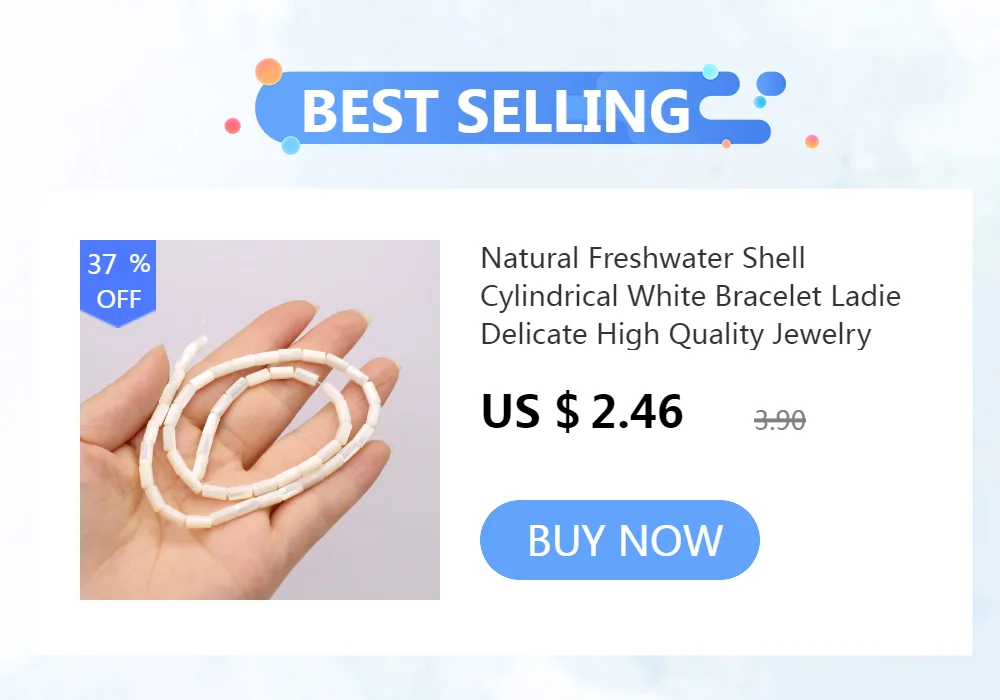 Natural Shell Beading Round Mother of Pearl Loose Beads Isolation Beads for Jewelry Making DIY for Bracelet Necklace Accessories