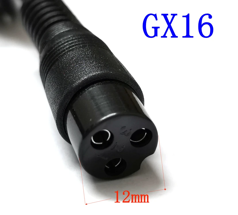 67.2V 2A Li-ion Battery Charger for 60V 16S Battery Pack with GX16 3P(1+,2-) Connector