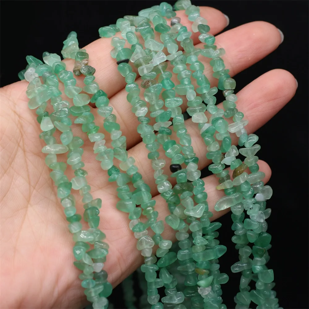 Natural Gem Stone Irregular Bead Gravel Aventurine Jades Chip Loose Beads for Jewelry Making DIY Earrings Bracelet Necklace 40cm