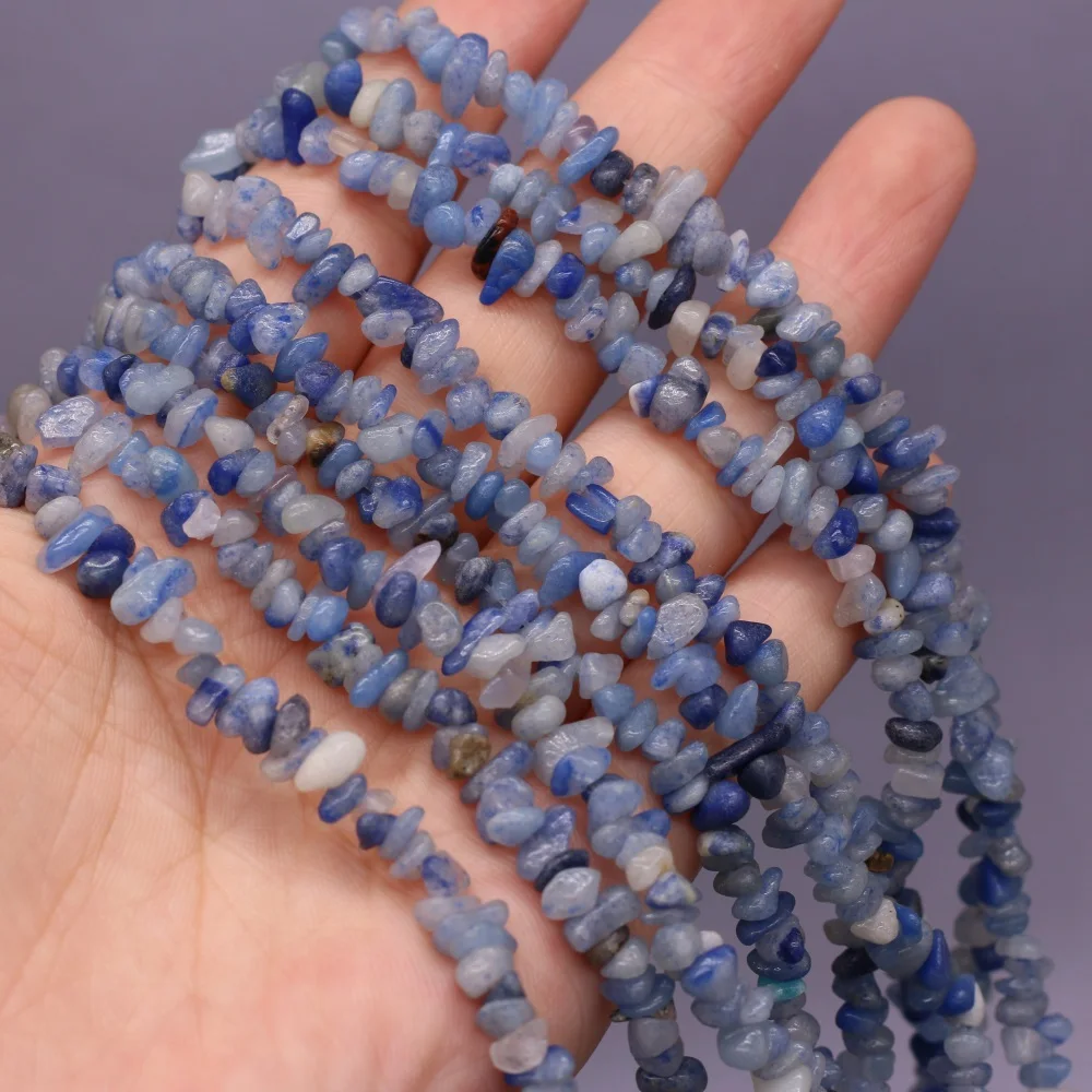 Natural Gem Stone Irregular Bead Gravel Aventurine Jades Chip Loose Beads for Jewelry Making DIY Earrings Bracelet Necklace 40cm