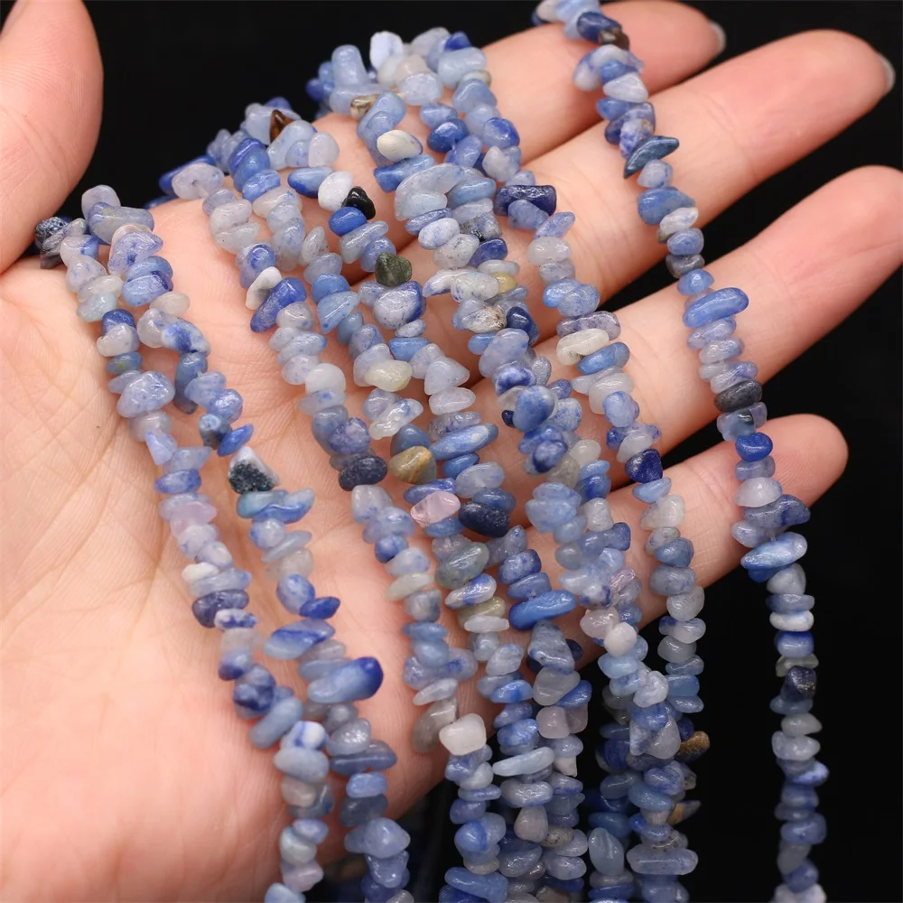 Natural Gem Stone Irregular Bead Gravel Aventurine Jades Chip Loose Beads for Jewelry Making DIY Earrings Bracelet Necklace 40cm