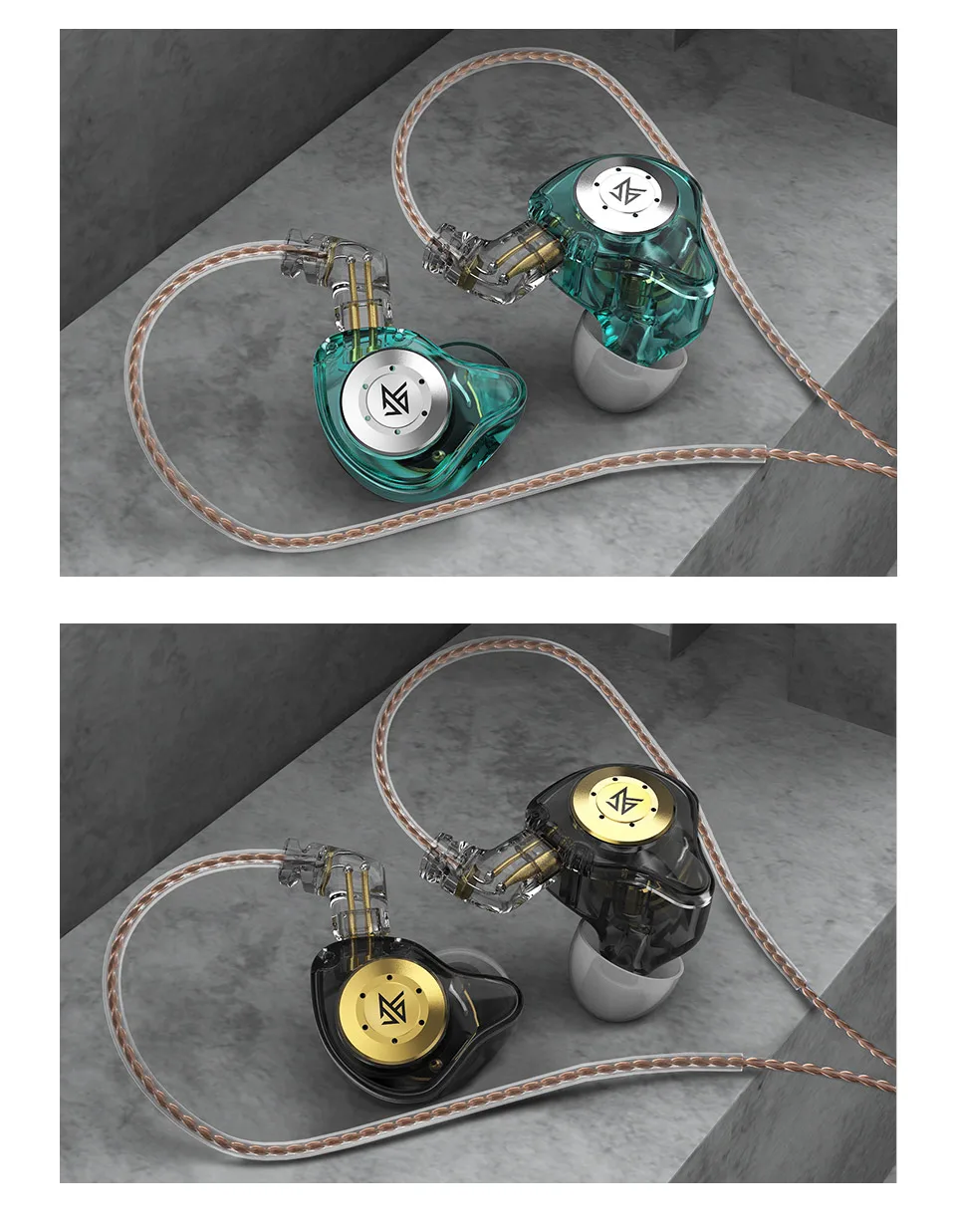 KZ EDX pro Earphones Bass In Ear Monitor Headphones Sport Noise Cancelling HIFI Headset New Arrival!