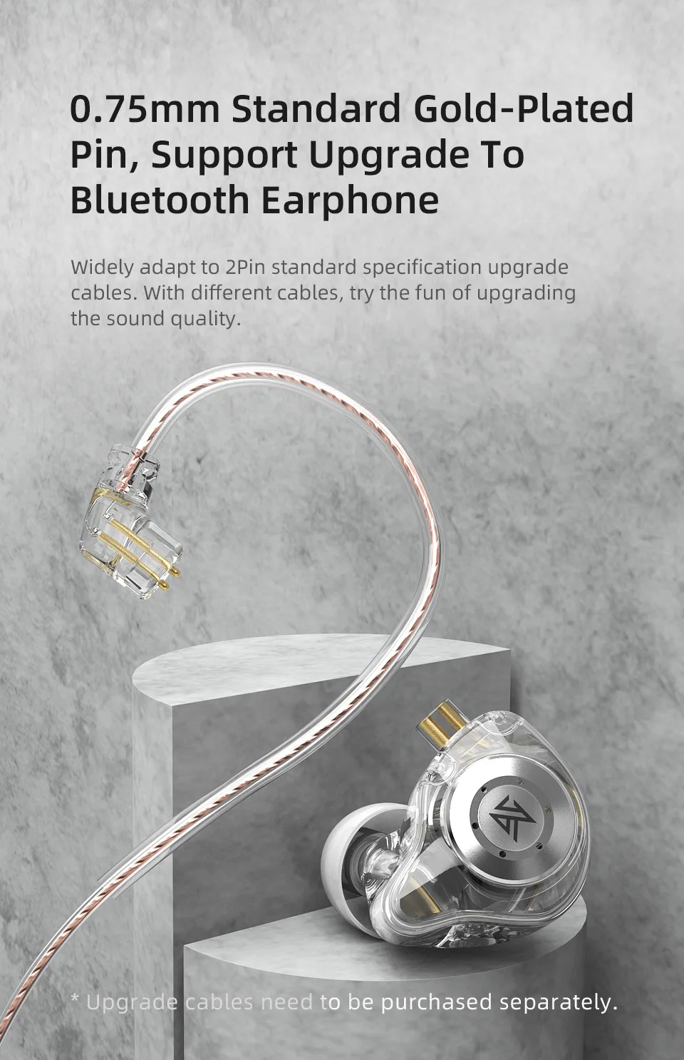 KZ EDX pro Earphones Bass In Ear Monitor Headphones Sport Noise Cancelling HIFI Headset New Arrival!