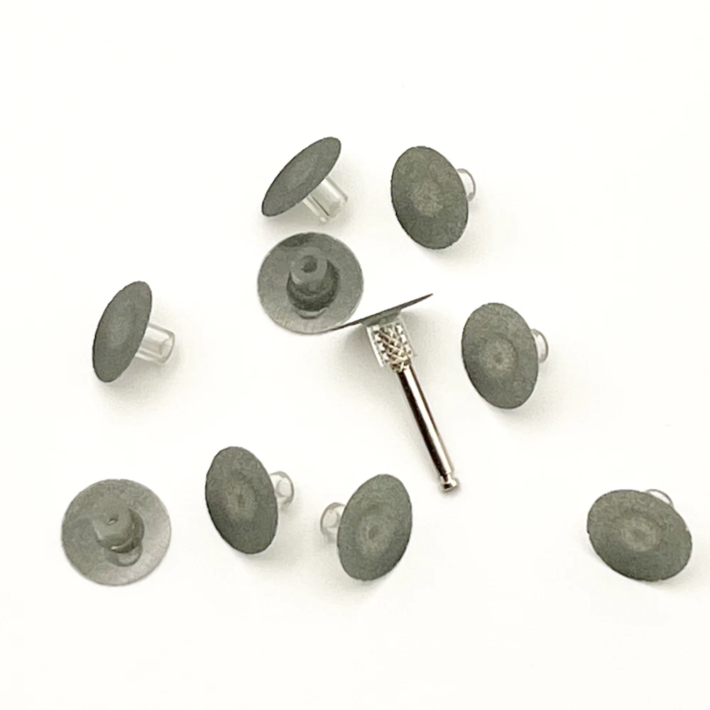 AG 40pcs Dental Polishing Stem discs Composite Finishing Disc + 4pcs Mandrel