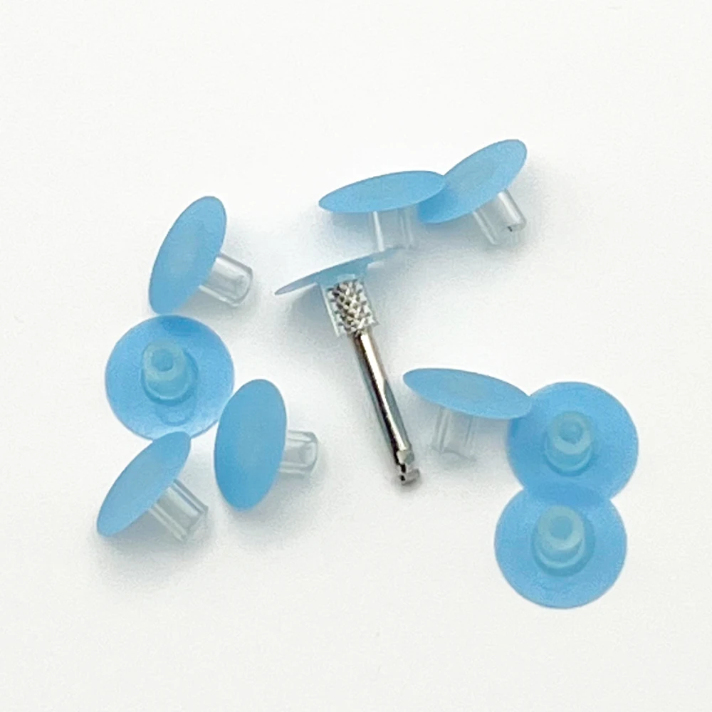AG 40pcs Dental Polishing Stem discs Composite Finishing Disc + 4pcs Mandrel