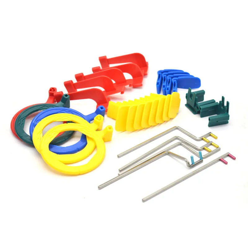 1 Set Dental X-Ray Film Positioning System Dental Lab Film X-Ray Position Kit Positioner Holder Locator Dentist Tools Instrument