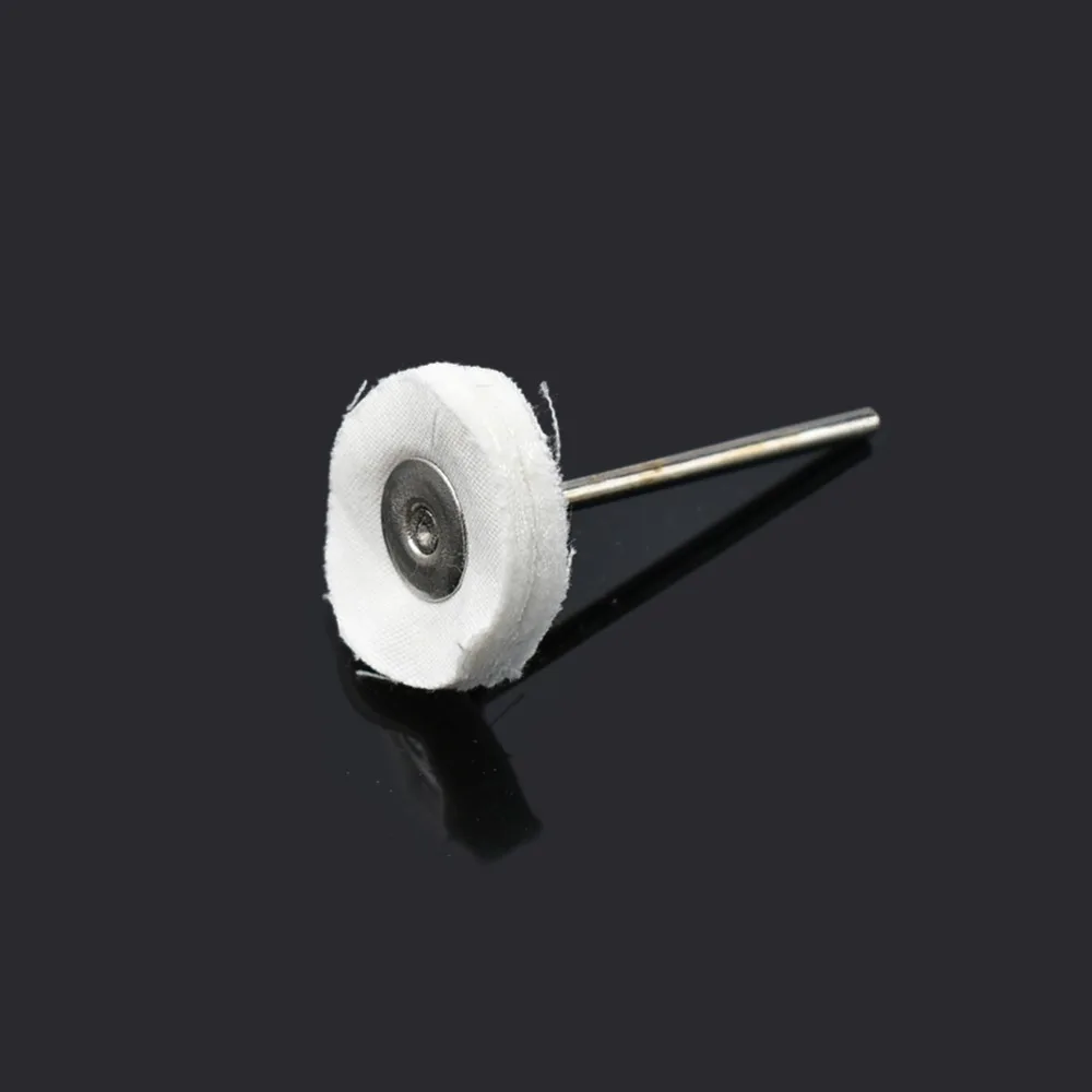 10Pcs/bag Dental Polishing Wheel Wool Cotton Polishing Teeth Polisher Brushes Polishers for Low Speed Contra Angle Handpiece