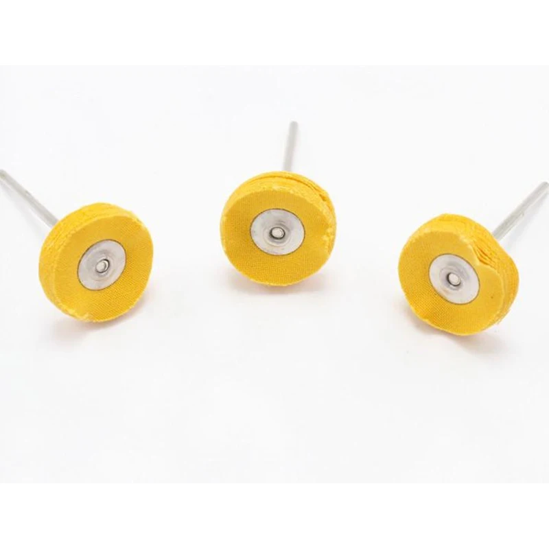 10Pcs/bag Dental Polishing Wheel Wool Cotton Polishing Teeth Polisher Brushes Polishers for Low Speed Contra Angle Handpiece