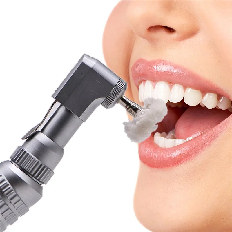 10Pcs/bag Dental Polishing Wheel Wool Cotton Polishing Teeth Polisher Brushes Polishers for Low Speed Contra Angle Handpiece