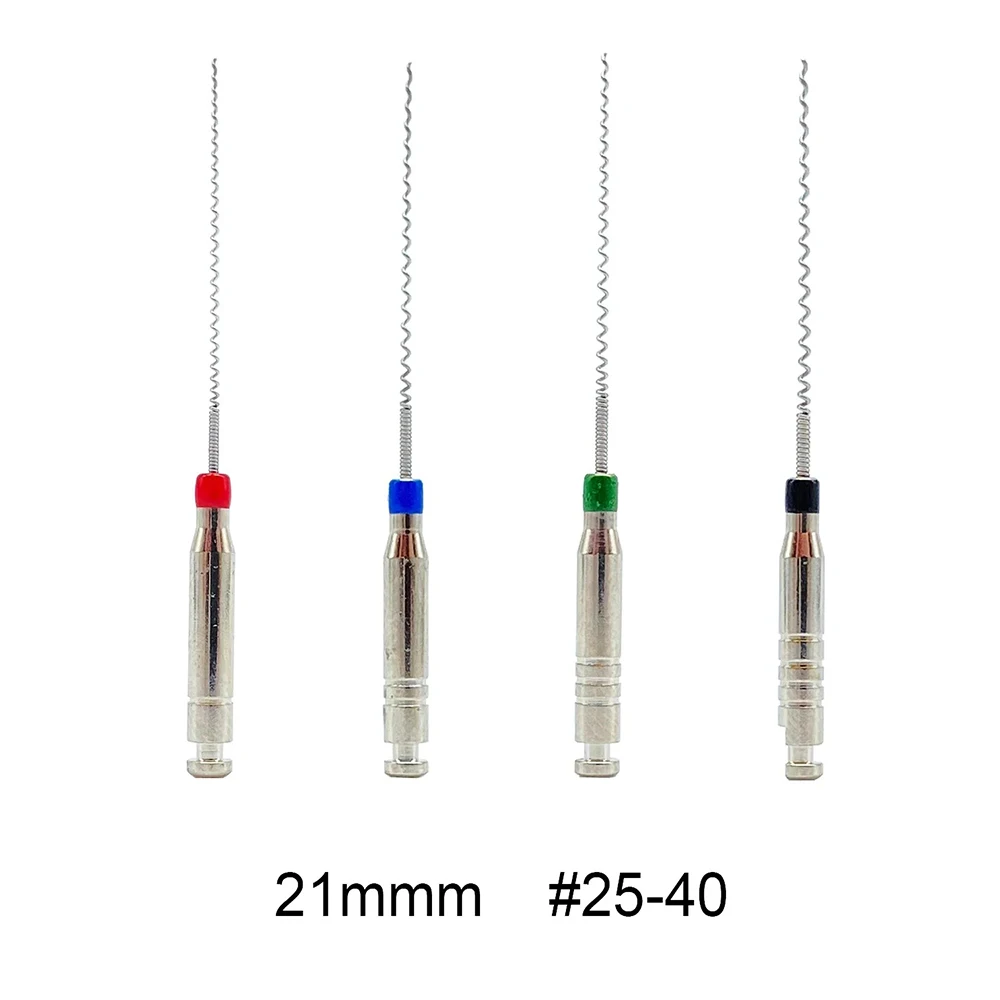 5Box AG Dental Paste Carriers Root Filler Lentulo 21mm 25mm Assorted #25-40 Endodontics files Dental Instruments Channel Spiral