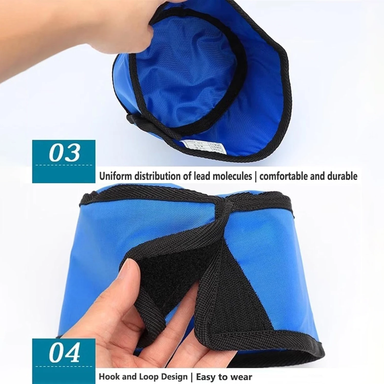 AG X-ray protective 0.35mmpb/0.5mmpb lead cap radiological protection lead cap