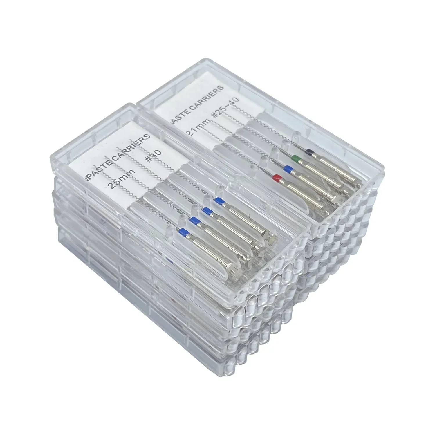 AG 20Box 21/25mm Dental Lentulo Paste Carriers Endodontic Reamers Drill Burs Endo Files Dentist Materials Instrument