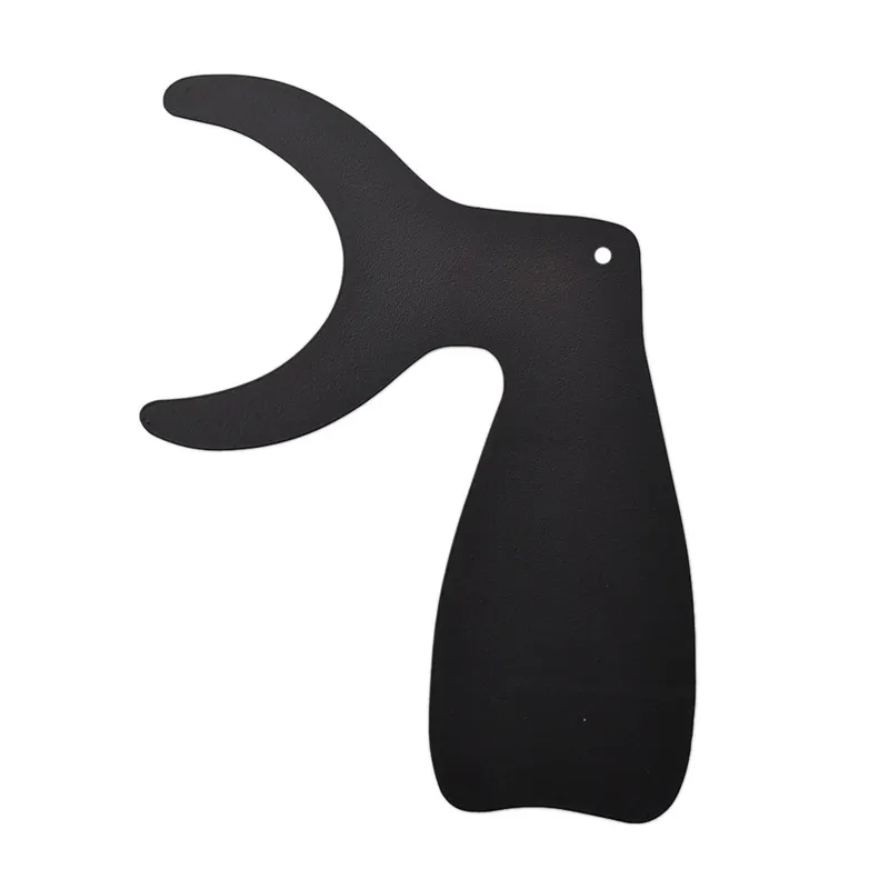 6pcs Dental Orthodontic Black Background Photo Image Contrast Board Metal Oral Cheek Plate with Scale Mark Autoclavable Tools
