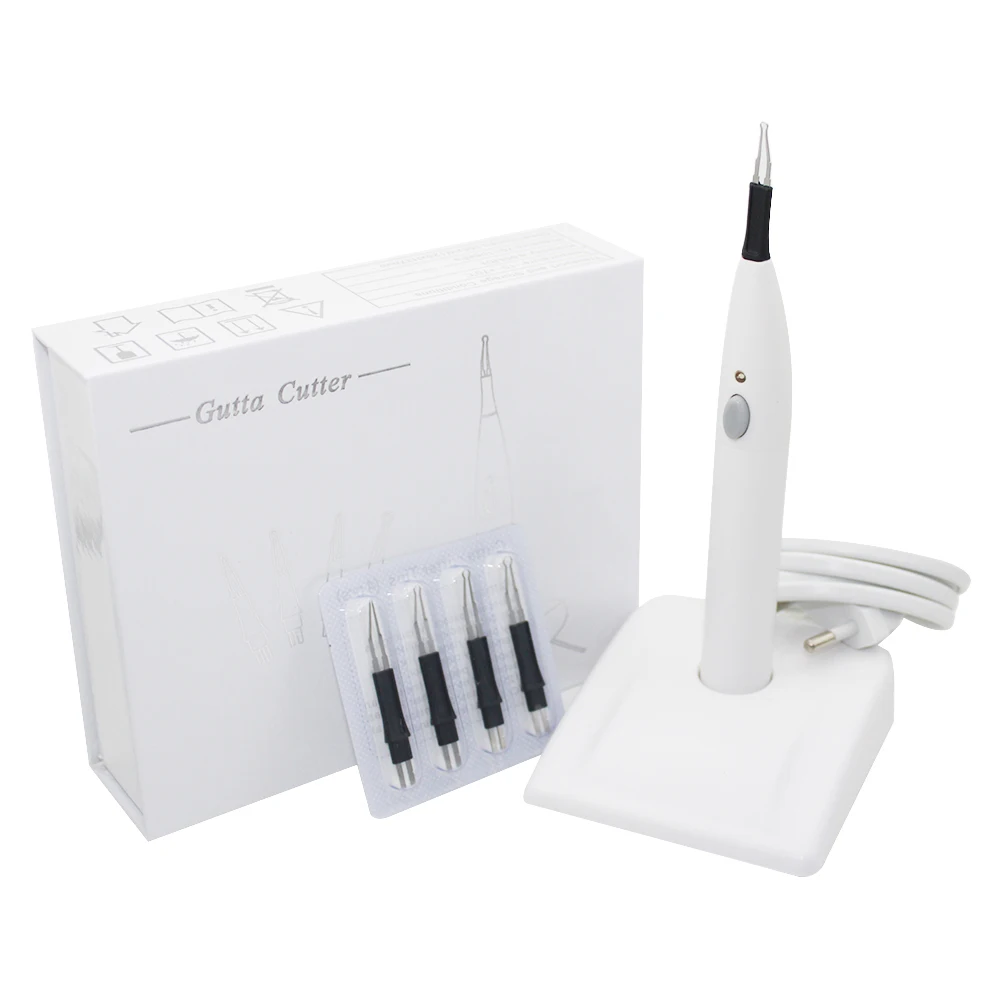 AG Dental Gutta Percha Tooth Gum Cutter 4 Tips Gingival Cutter Dental Gutta Percha Cutting Wireless Charging Socket Heating