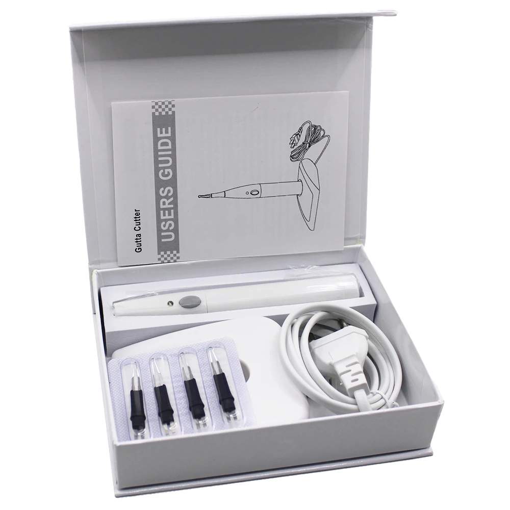 AG Dental Gutta Percha Tooth Gum Cutter 4 Tips Gingival Cutter Dental Gutta Percha Cutting Wireless Charging Socket Heating