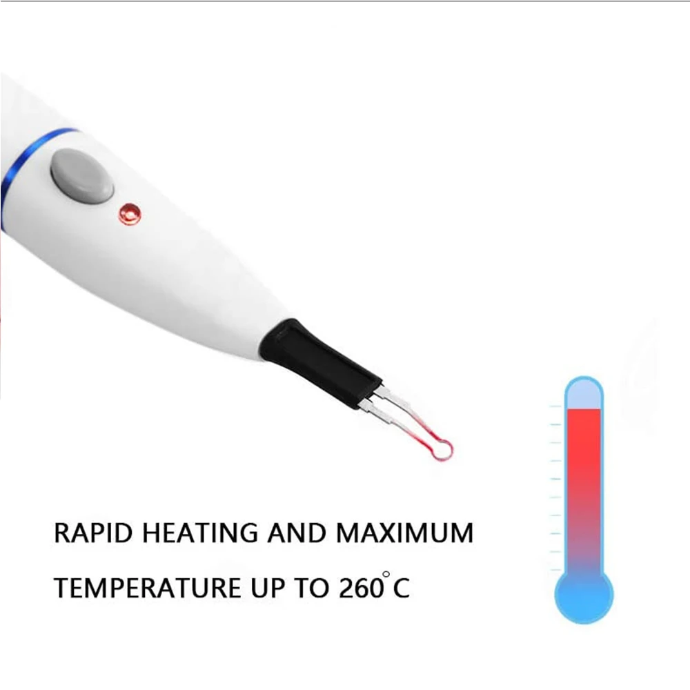 AG Dental Gutta Percha Tooth Gum Cutter 4 Tips Gingival Cutter Dental Gutta Percha Cutting Wireless Charging Socket Heating
