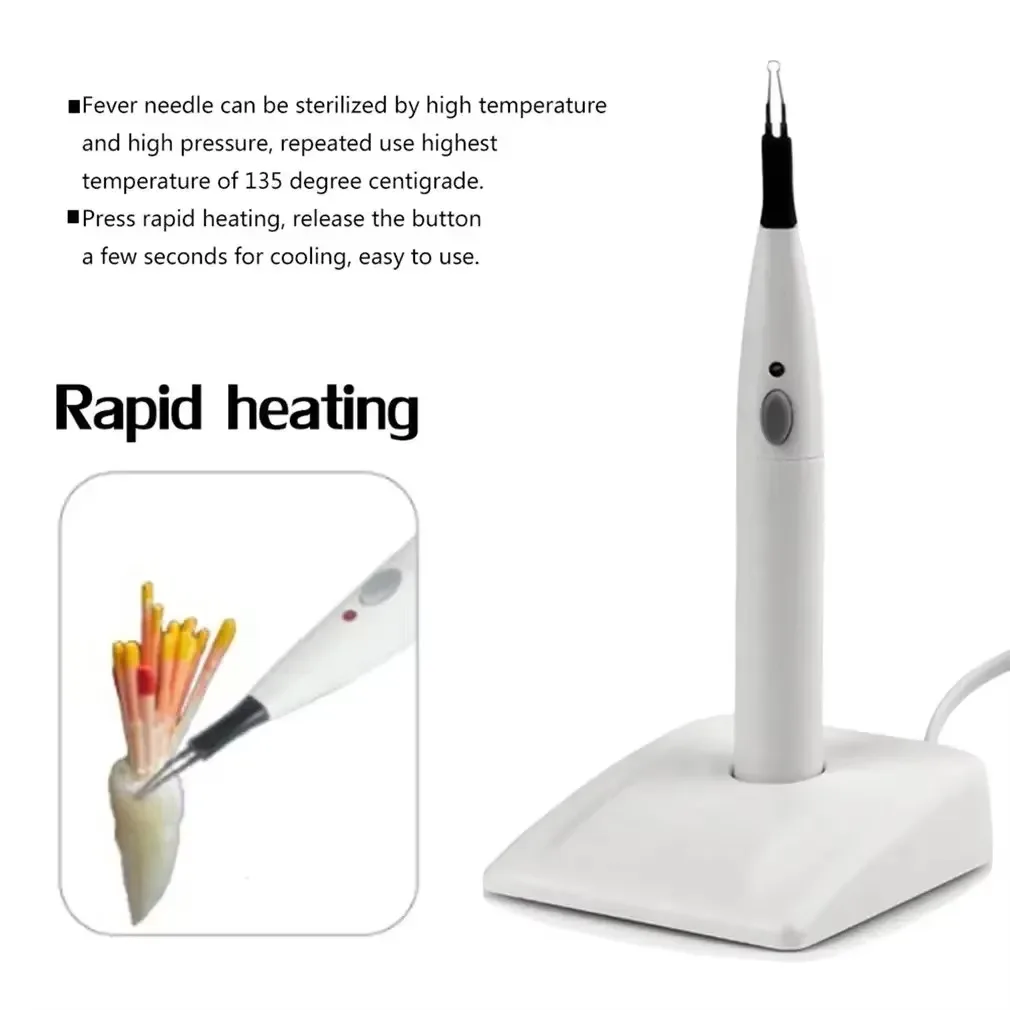 AG Dental Gutta Percha Tooth Gum Cutter 4 Tips Gingival Cutter Dental Gutta Percha Cutting Wireless Charging Socket Heating