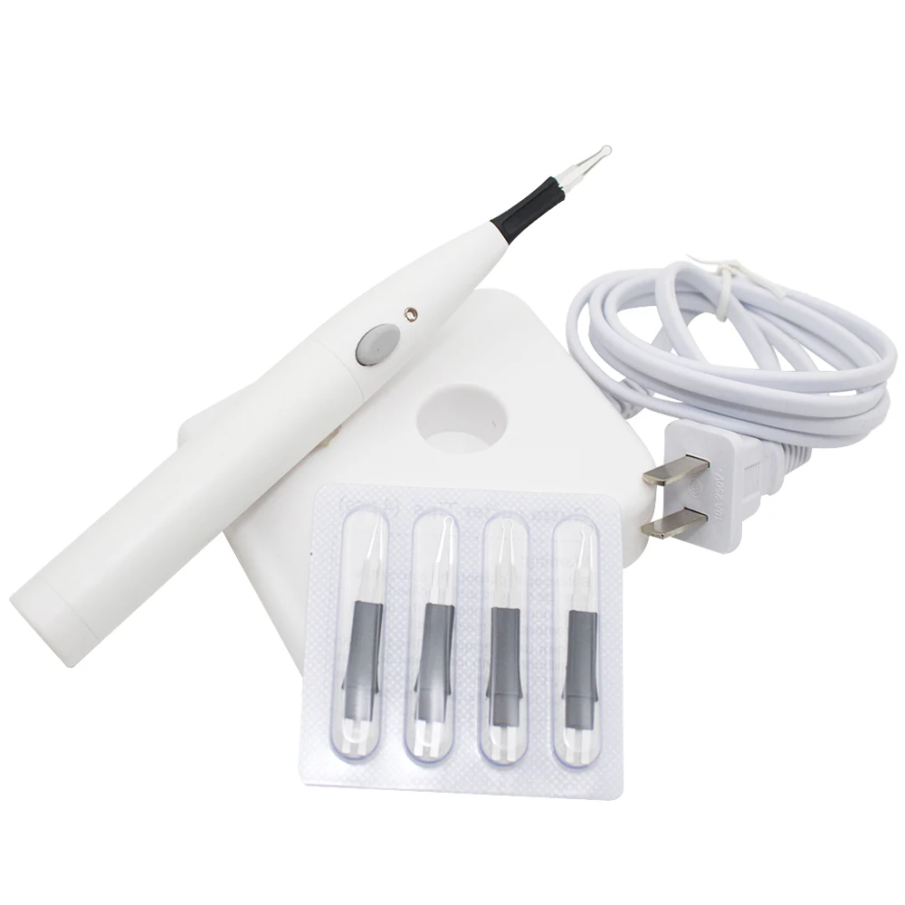 AG Dental Gutta Percha Tooth Gum Cutter 4 Tips Gingival Cutter Dental Gutta Percha Cutting Wireless Charging Socket Heating
