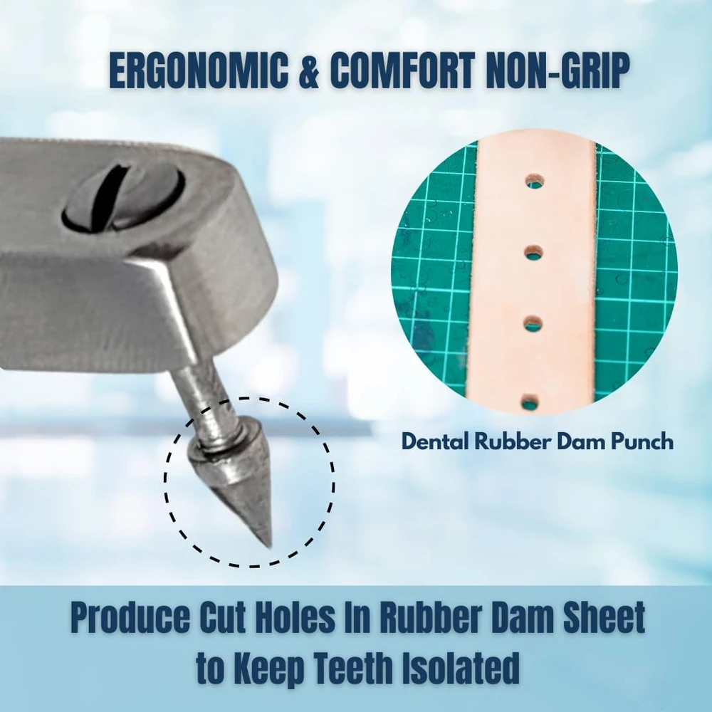AG Dentistry Dam Hole Punch Pliers For Dentist Clinic Perforator Rubber Orthodontic Dental Tools