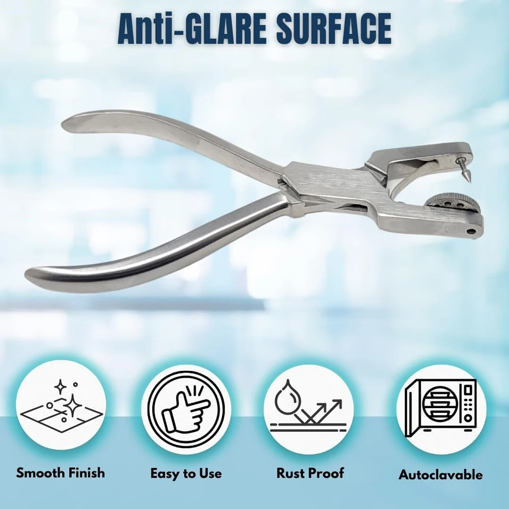 AG Dentistry Dam Hole Punch Pliers For Dentist Clinic Perforator Rubber Orthodontic Dental Tools