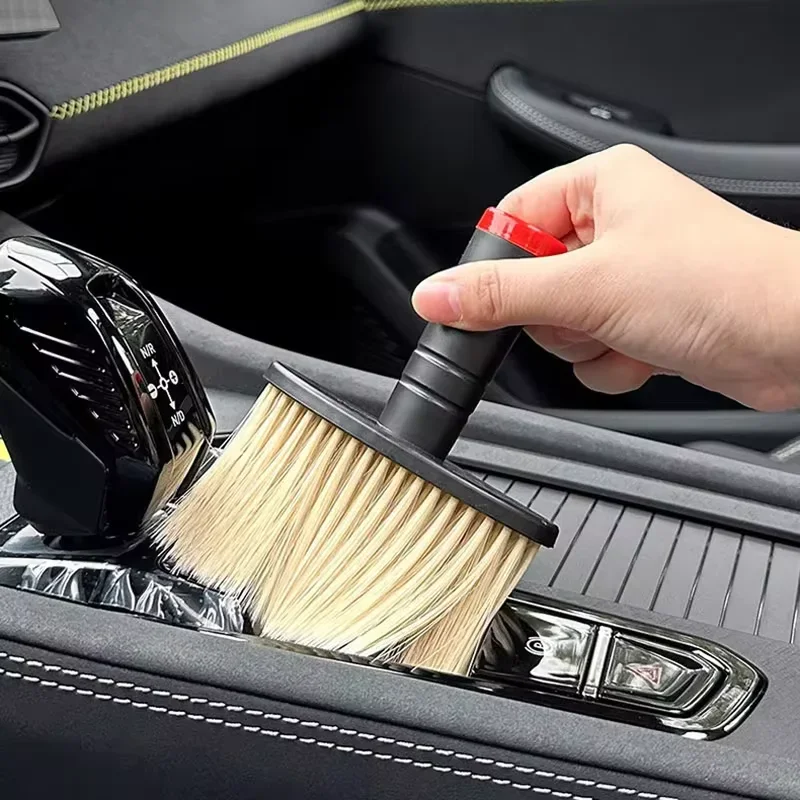Car Wash Brush Dust Remover Car Air Conditioner Outlet Dust Removal Brush Soft Bristles Brushes for Car Cleaning Tools