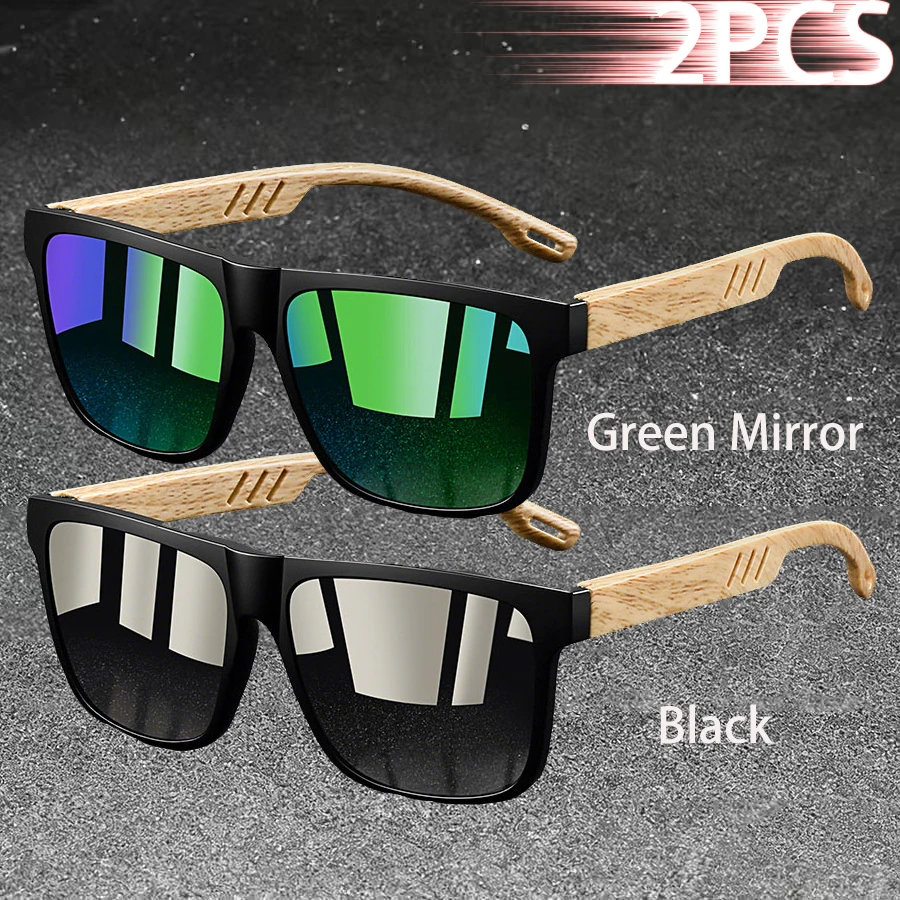 Fashion Vintage Square Square Frame Sunglasses Men Women Fishing Driving Man Luxury Brand Designer Sun Glasses  Eyewear