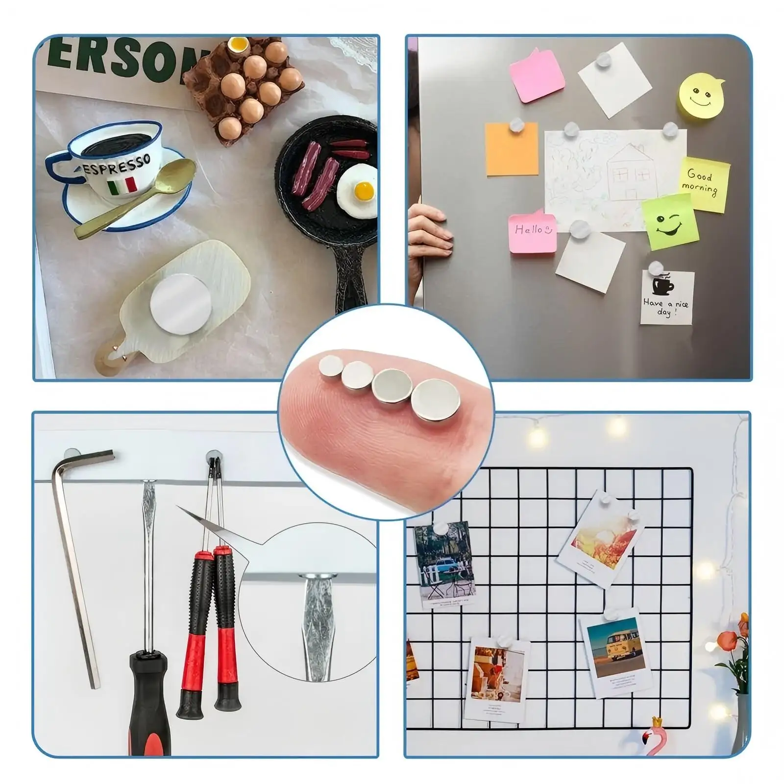 Super Powerful Magnet Strong Magnet Round Small Magnet for Decoration, Fridge, DIY, Office, 3x1,3x2,4x1,4x2,5x2,5x3,6x2,8x2,10x2