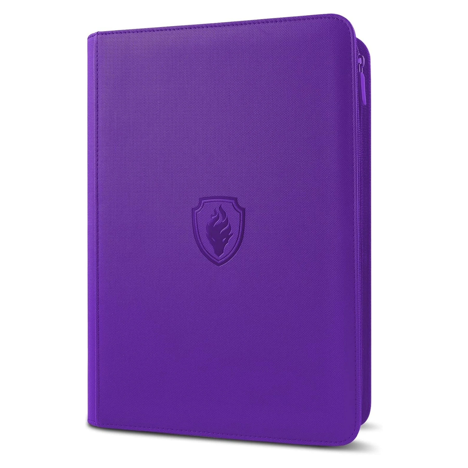 9 Pocket Zipper Card Binder, 360 Trading Card Holder Book, Premium PU Cover Zip Binder for Cards, Durable Side Loading Card