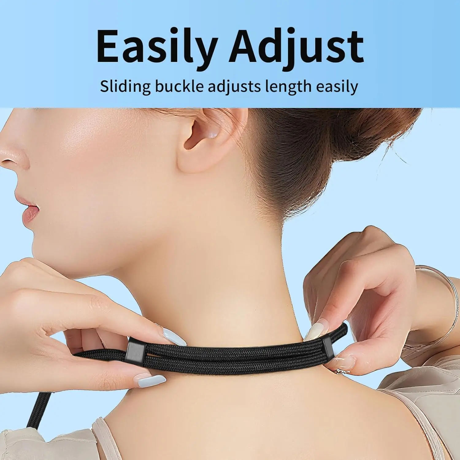 Universal Adjustable Phone Lanyard Crossbody Necklace Strap Phone Case Long Hanging Rope with Clip Anti-Lost Durable and Sturdy