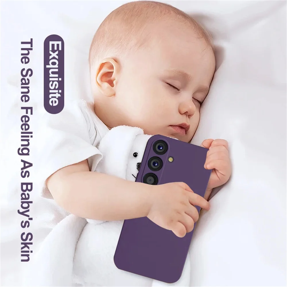Phone Case Galaxy S25 S24 S23 Ultra Case Soft Liquid Silicone Samsung Galaxy S25 S24 S23 S22 Ultra Plus S23Ultra S24Ultra Cases