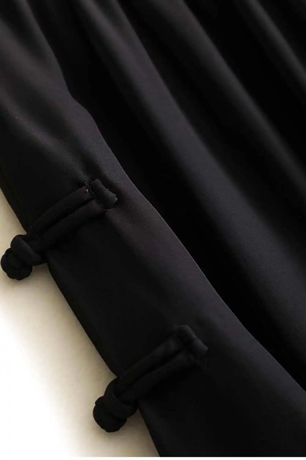 Vintage Women's Wide-Leg Pants High-Waisted Skirt Pants Loose Casual Straight-leg Pants Summer Chinese Style Women's Trousers
