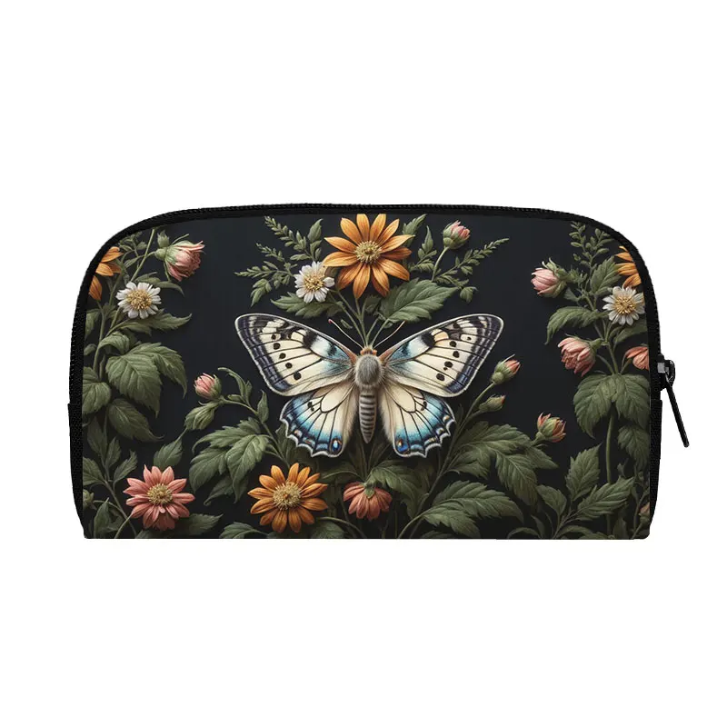 Cute Bee Dragonfly Moth Butterfly Wallet Fantasy Honey Bee Flowers Money Bags ID Credit Card Holder Insects Long Clutch Pouch