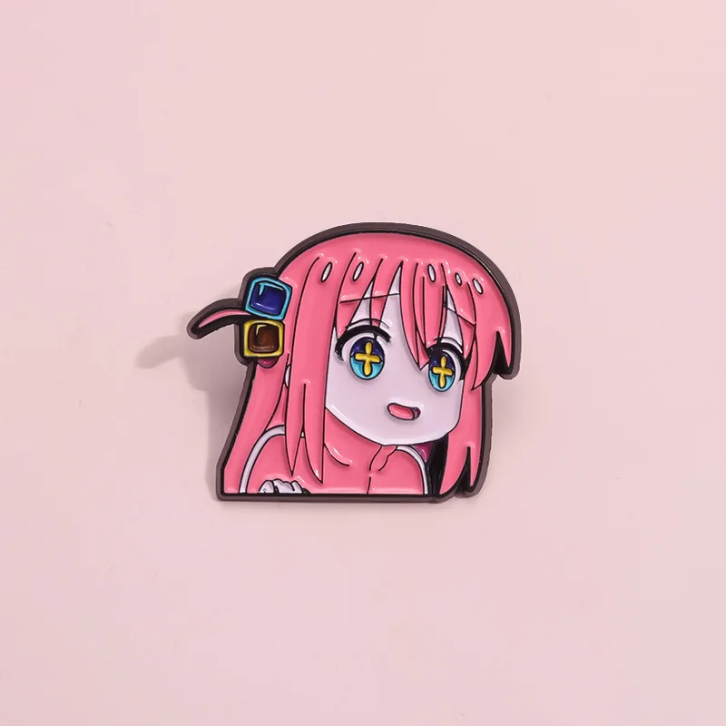 BOCCHI THE ROCK Anime Cosplay Brooches Cute Character Pins Clothing Backpack Lapel Badges Fashion Jewelry Accessories Gifts